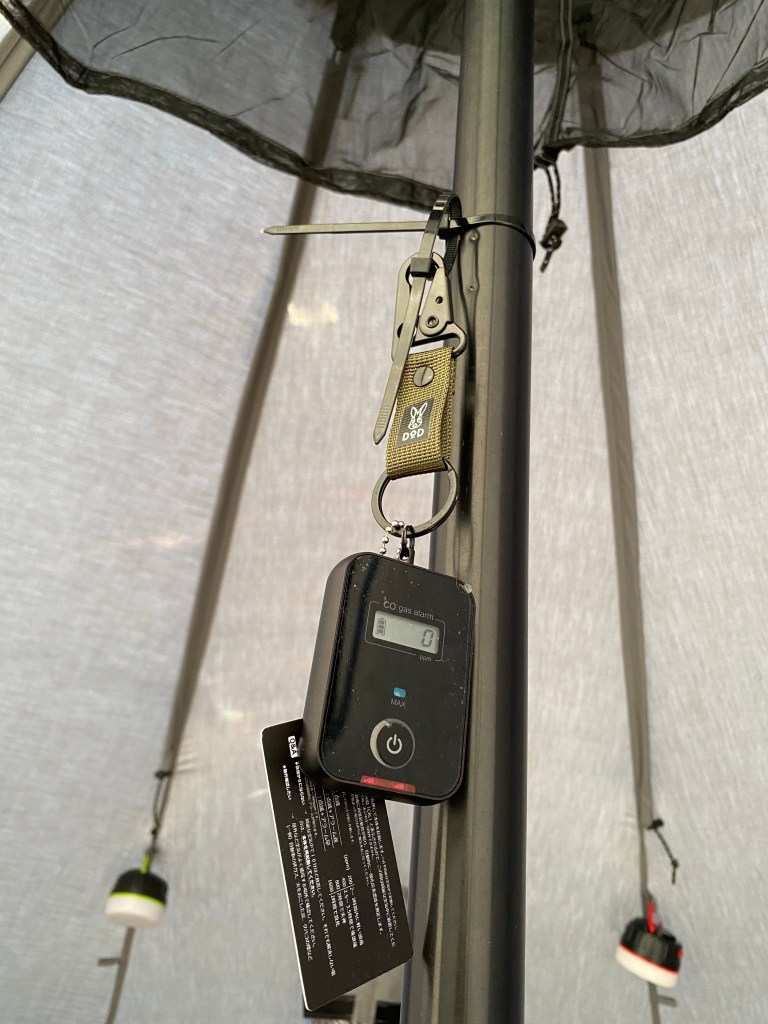 DODキャンプ用一酸化炭素チェッカー2【CG1-559-BK】 | ◁ ▷犬 
